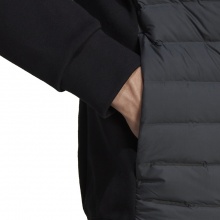 adidas Daunenjacke Varilite Hybrid (wind- und wasserabweisend, schmal geschnitten) schwarz Herren